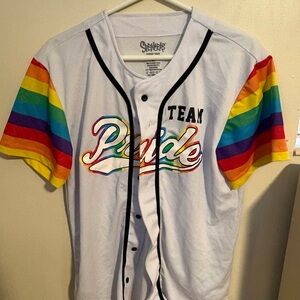 Rainbow Sleeve Team Pride Jersey
